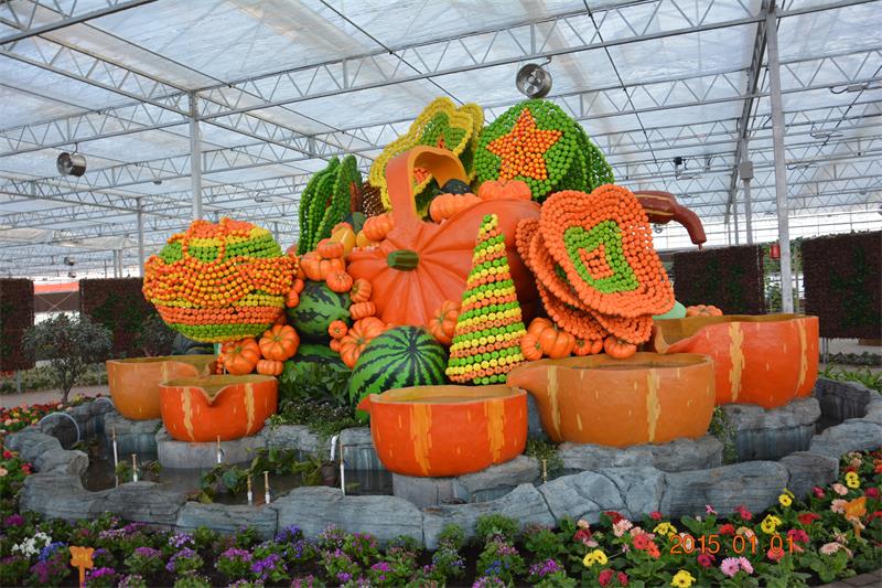 廣西玉林“五彩田園”農業嘉年華(圖2) 4溫室景觀.JPG